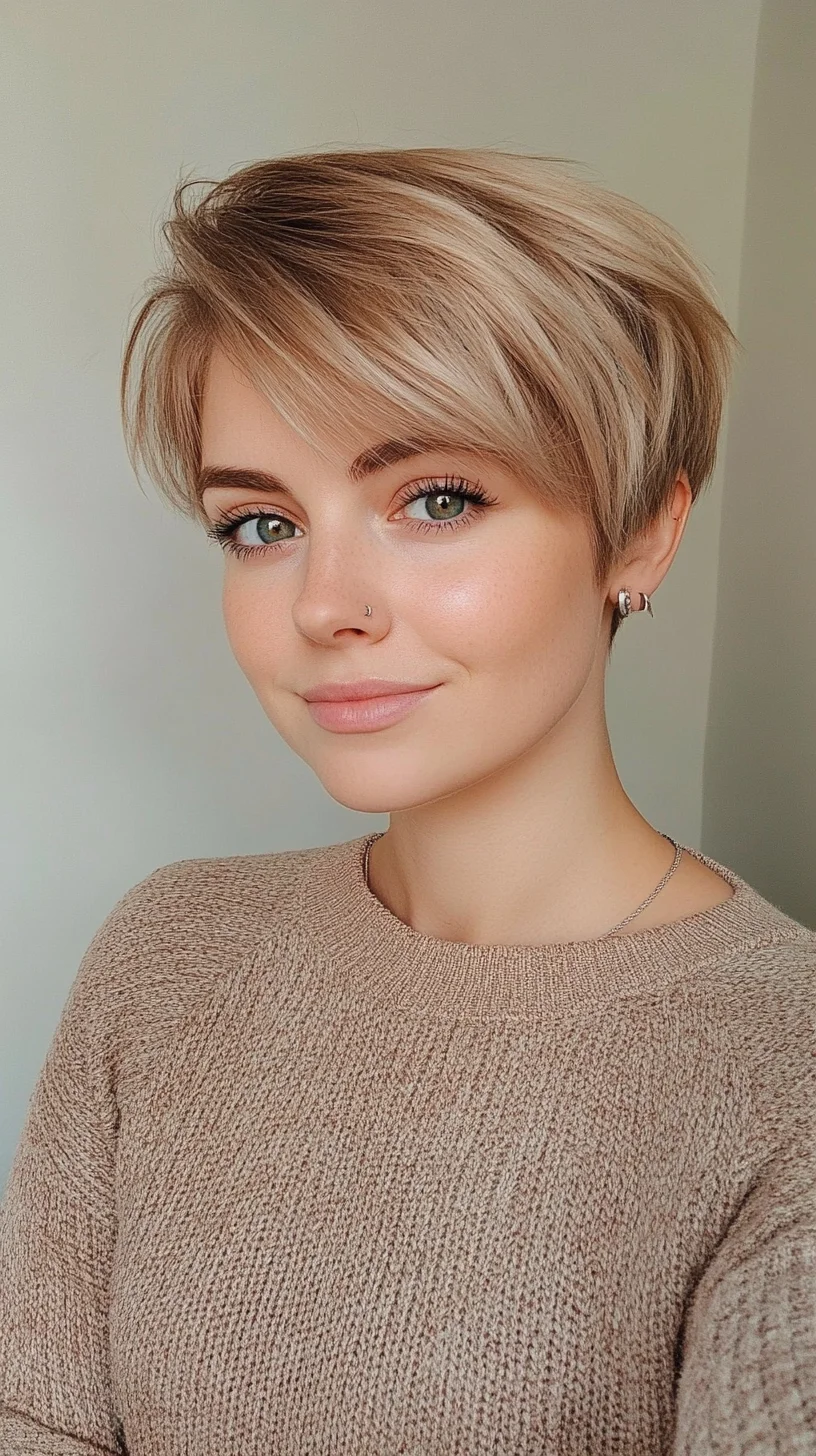 Effortlessly Chic: The Modern Textured Pixie Cut for a Stylish Upgrade