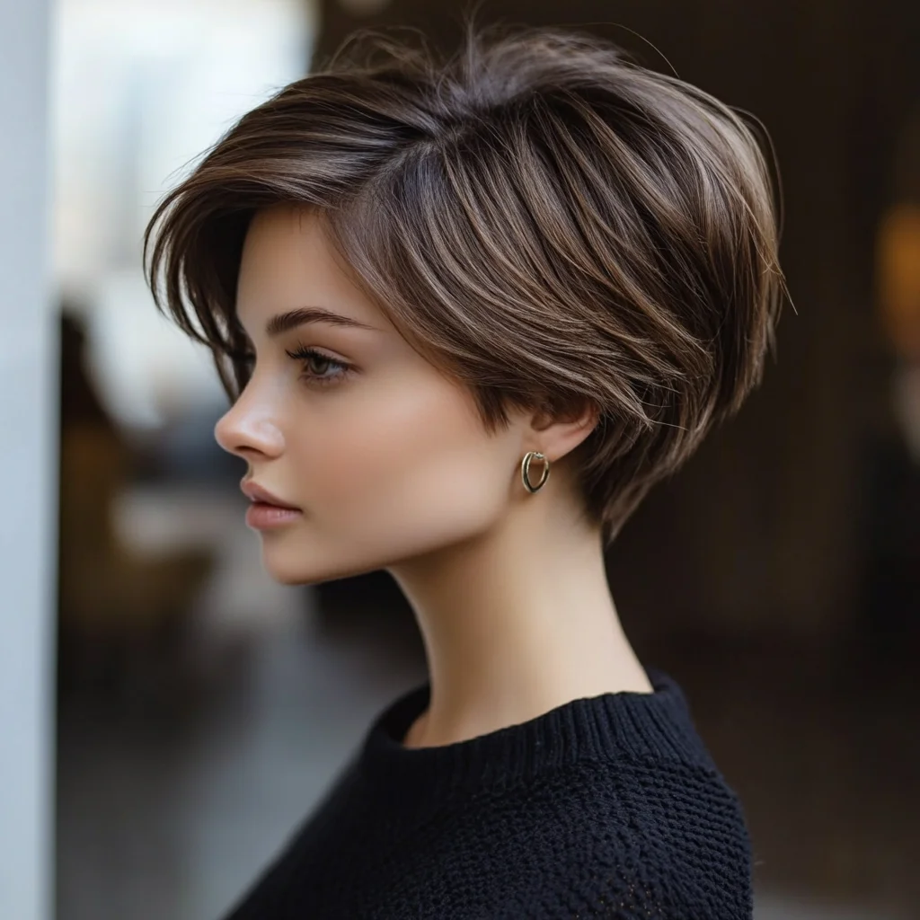 Effortlessly Chic: The Modern Textured Pixie Cut for a Trendy Edge