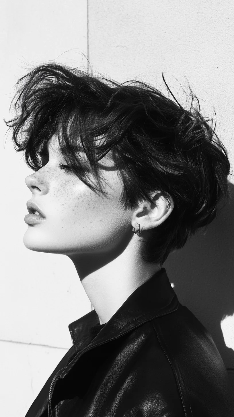 Effortlessly Chic: The Modern Textured Pixie for All Face Shapes