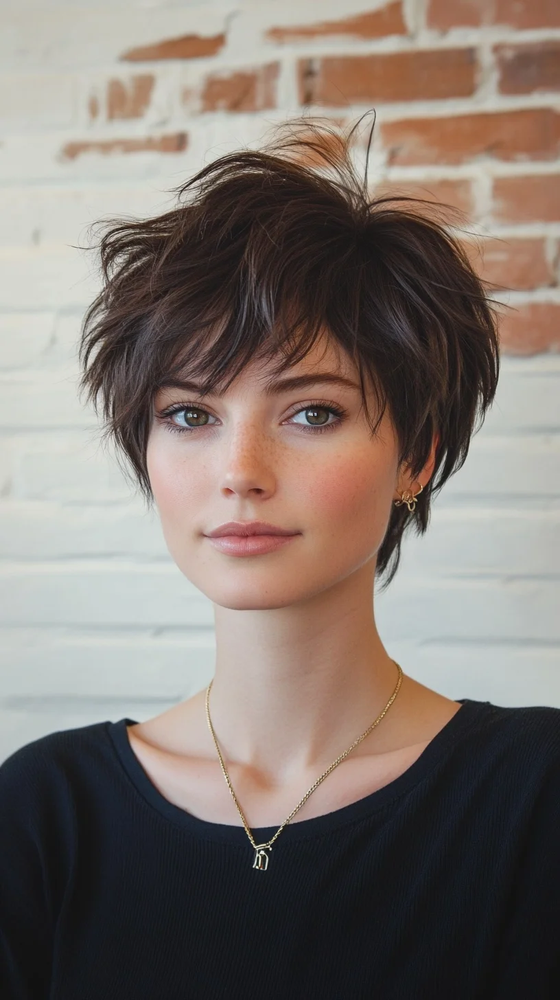 Effortlessly Chic: The Modern Tousled Pixie Cut