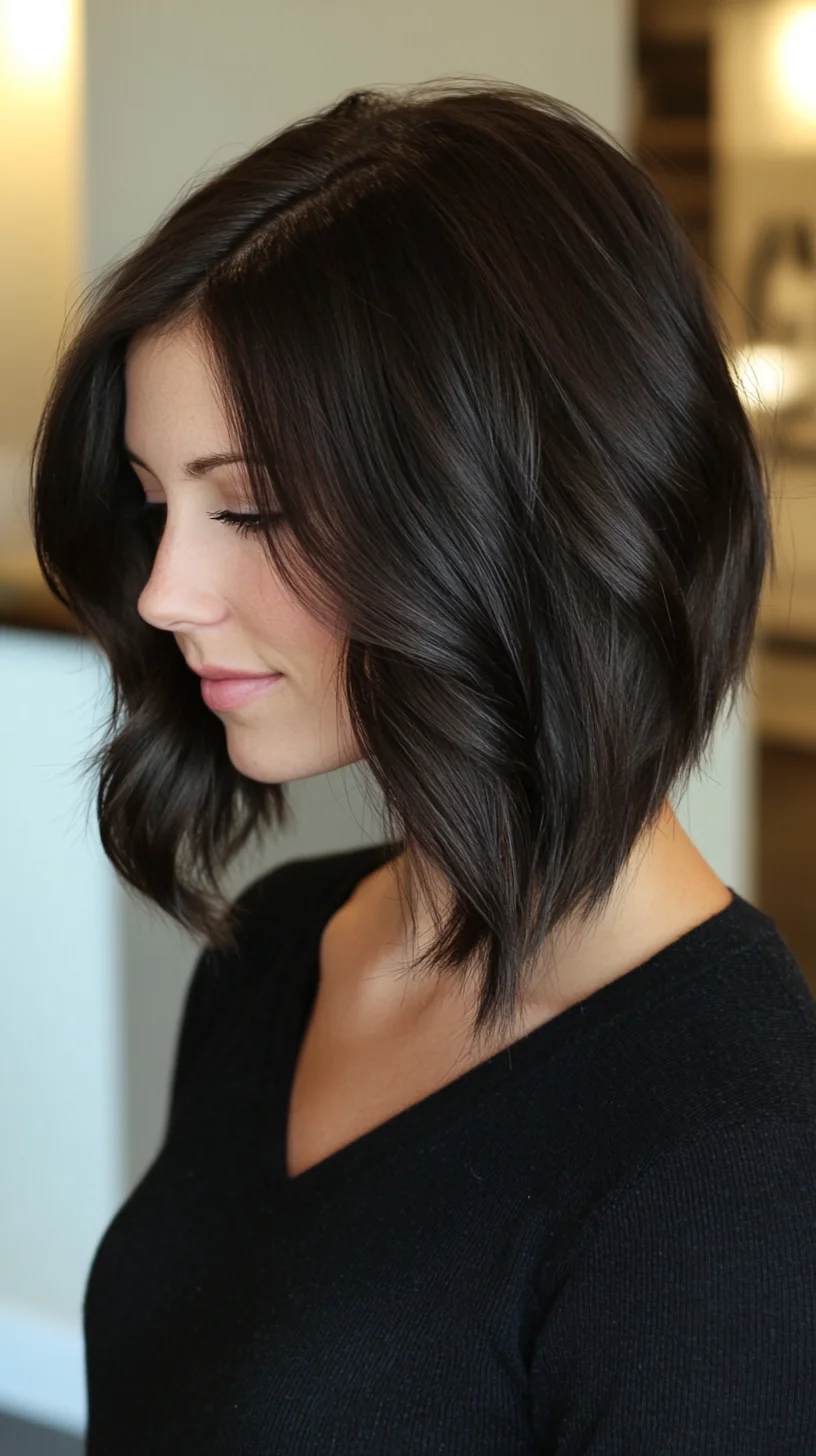 Effortlessly Chic: The Modern Wavy Bob for a Fresh Look