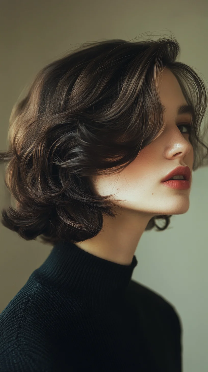 Effortlessly Chic: The Modern Wavy Bob for a Timeless Look