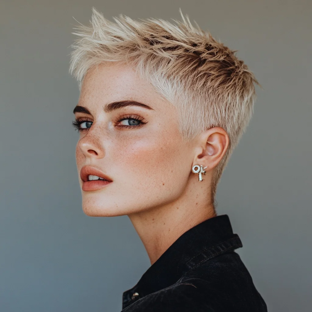 Effortlessly Chic: The Short Textured Pixie Cut for Bold Statements