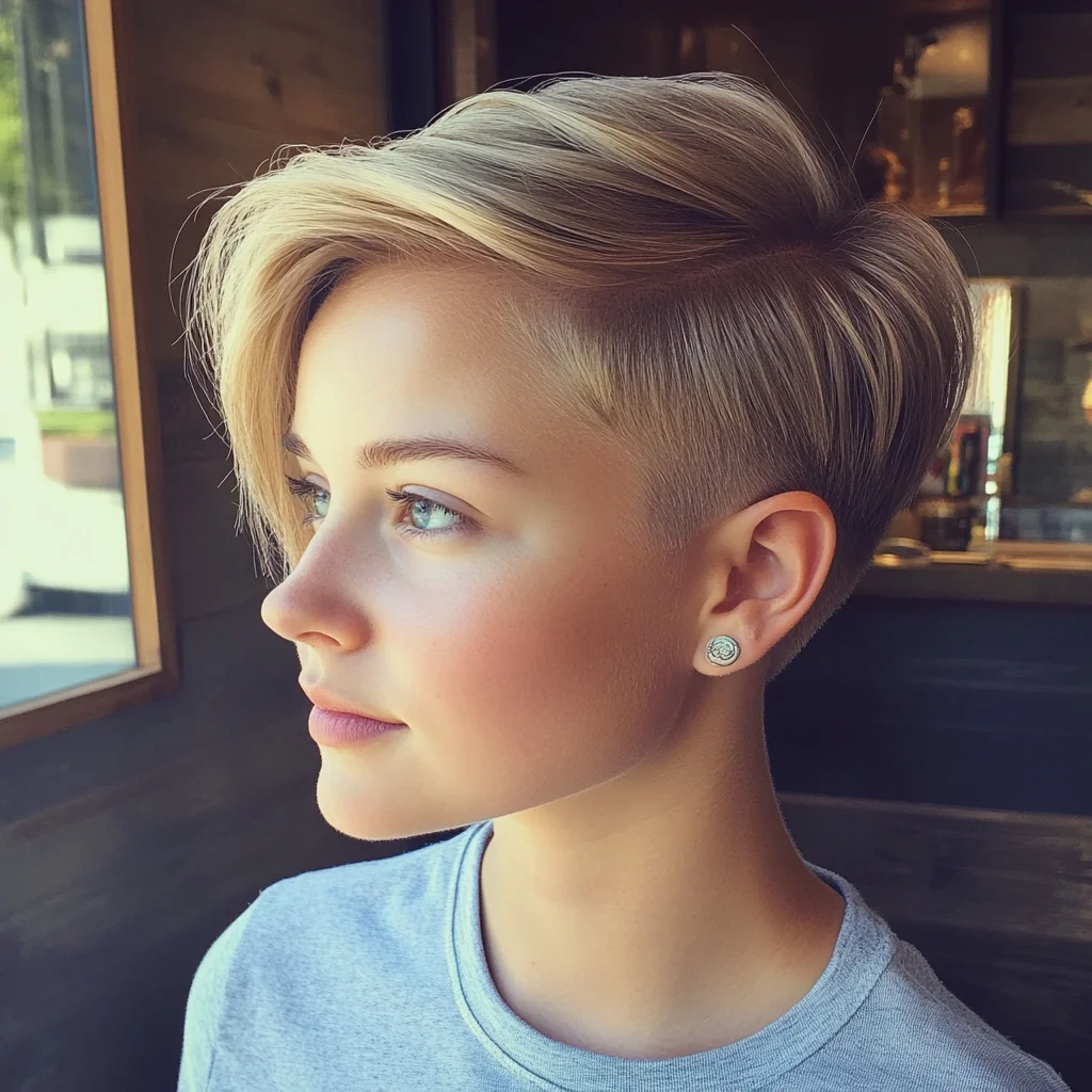 Effortlessly Chic: The Stylish Undercut Pixie for a Modern Look