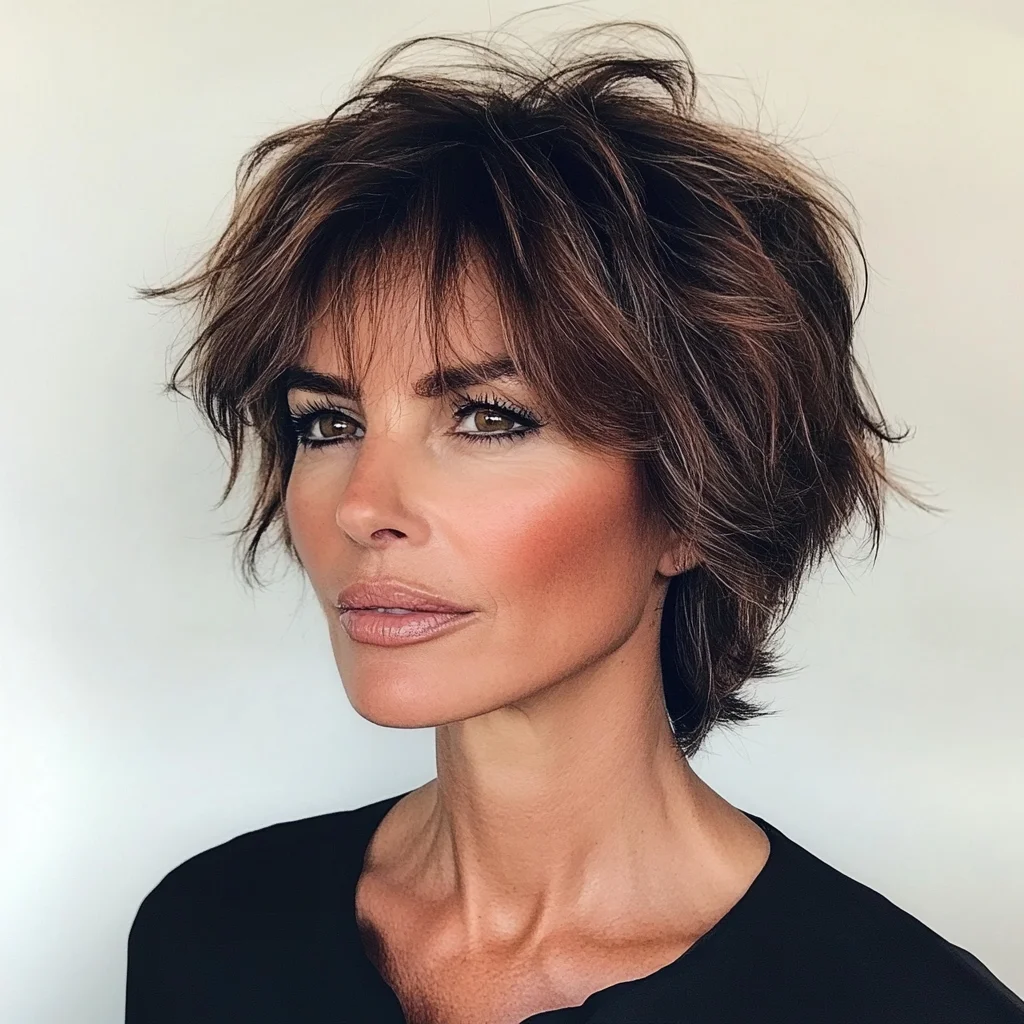 Effortlessly Chic: The Textured Choppy Bob for a Modern Look