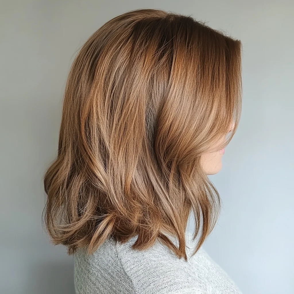 Effortlessly Chic: The Textured Lob with Soft Waves for Every Occasion