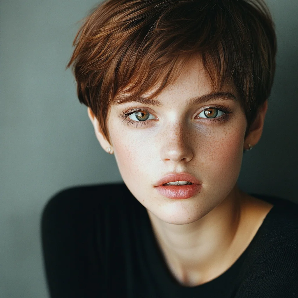 Effortlessly Chic: The Textured Pixie Cut for a Bold Look