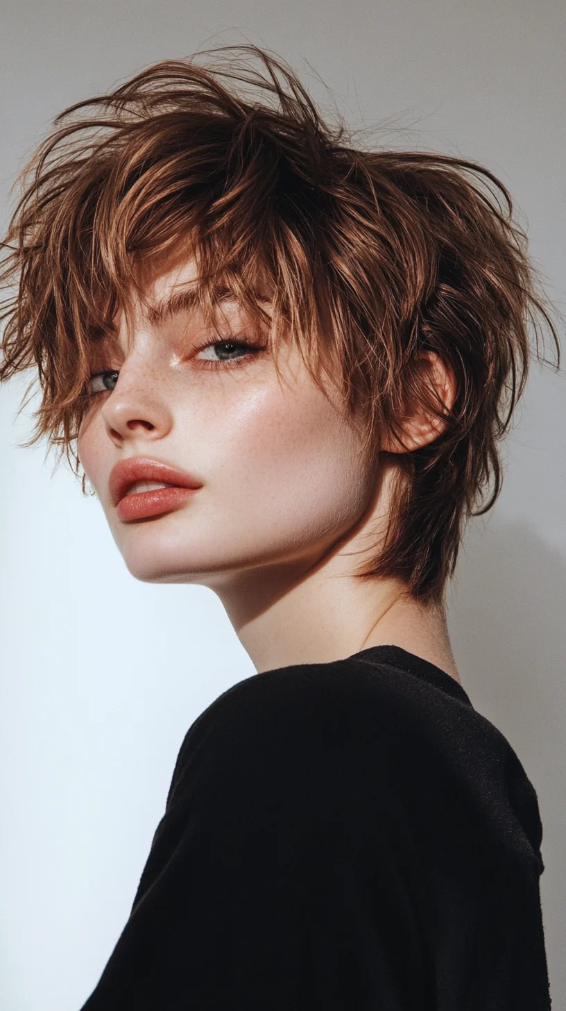 Effortlessly Chic: The Textured Pixie Cut for a Modern Edge