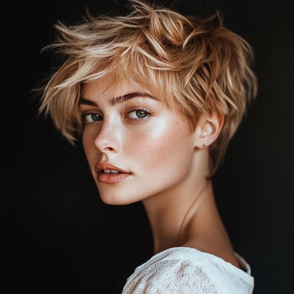 Effortlessly Chic: The Textured Pixie Cut for a Modern Look