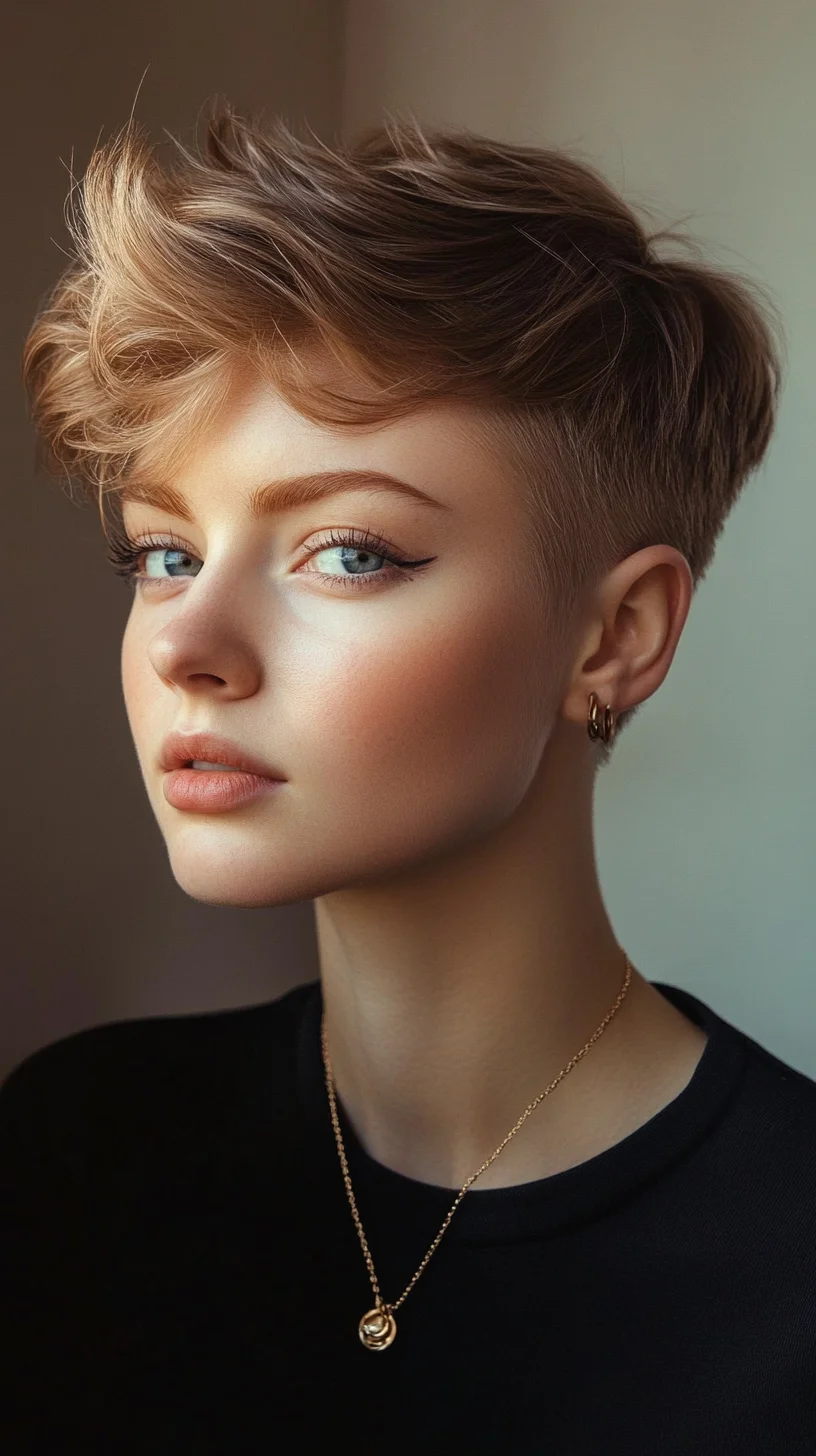 Effortlessly Chic: The Textured Pixie Cut for Modern Elegance