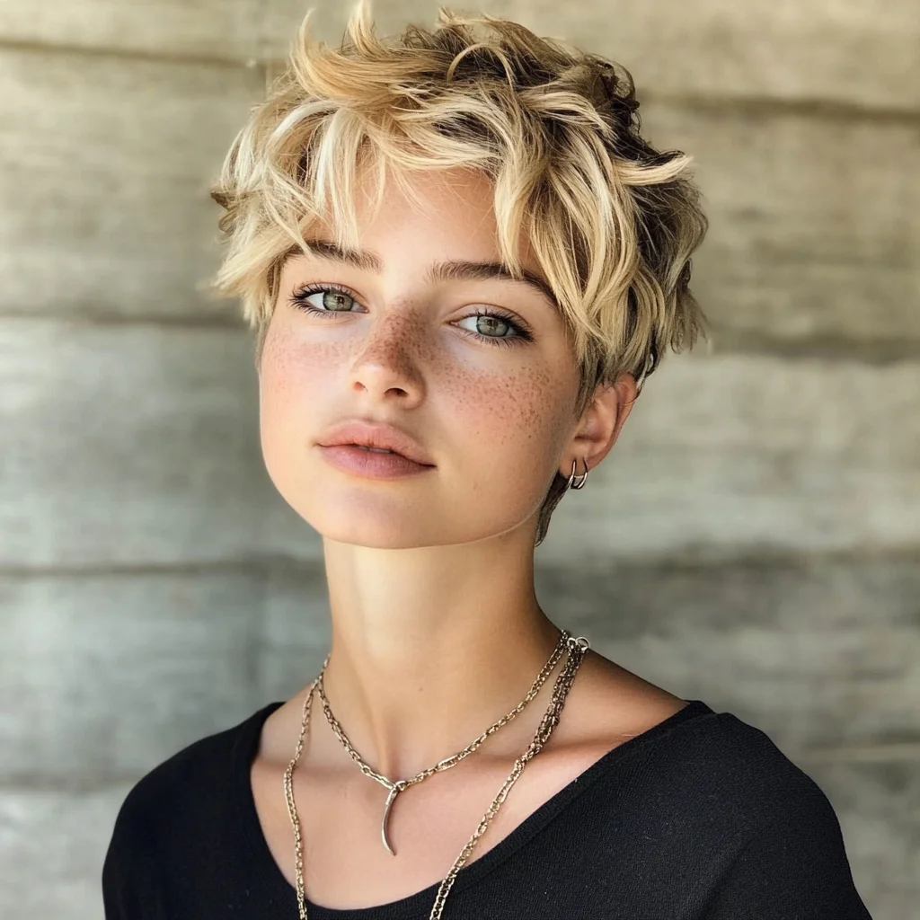 Effortlessly Chic: The Textured Pixie Cut Perfect for Any Occasion