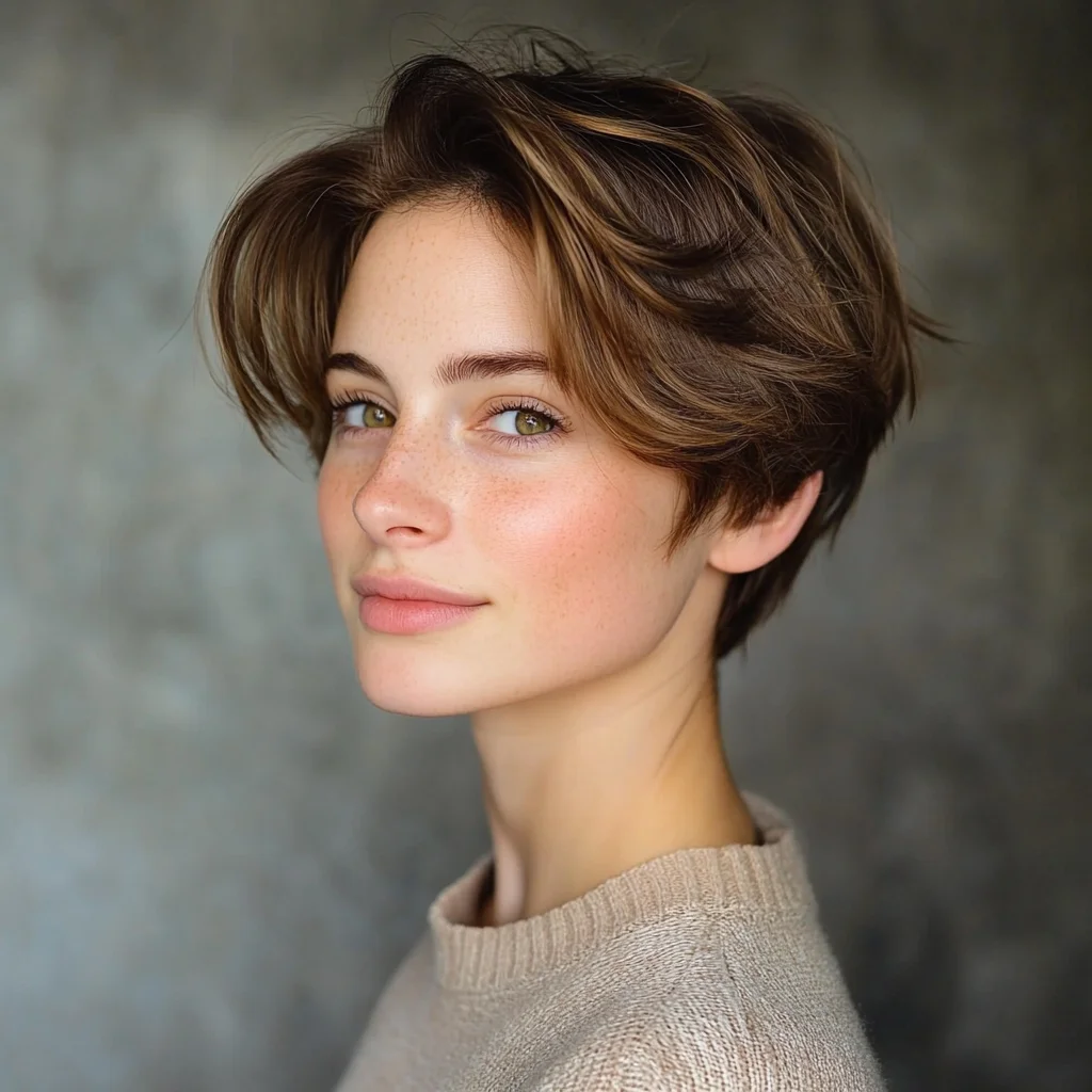 Effortlessly Chic: The Textured Pixie for a Modern Edge