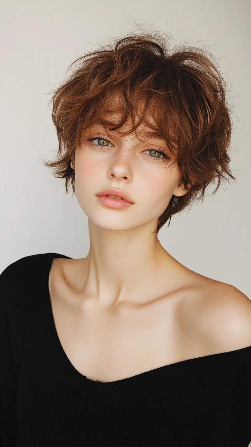 Effortlessly Chic: The Tousled Pixie for a Modern Look