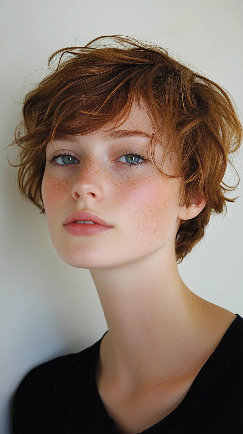 Effortlessly Chic: The Tousled Short Crop for a Fresh, Natural Look