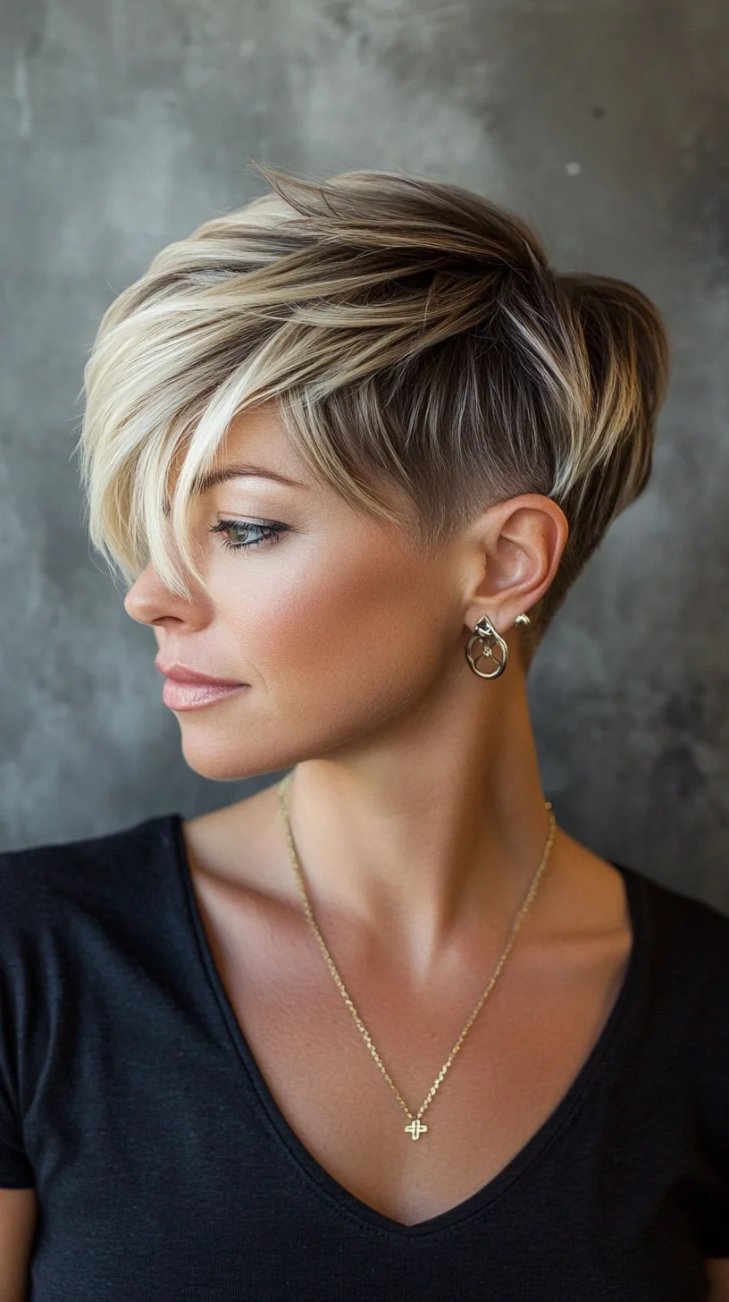 Effortlessly Chic: The Versatile Textured Pixie Cut