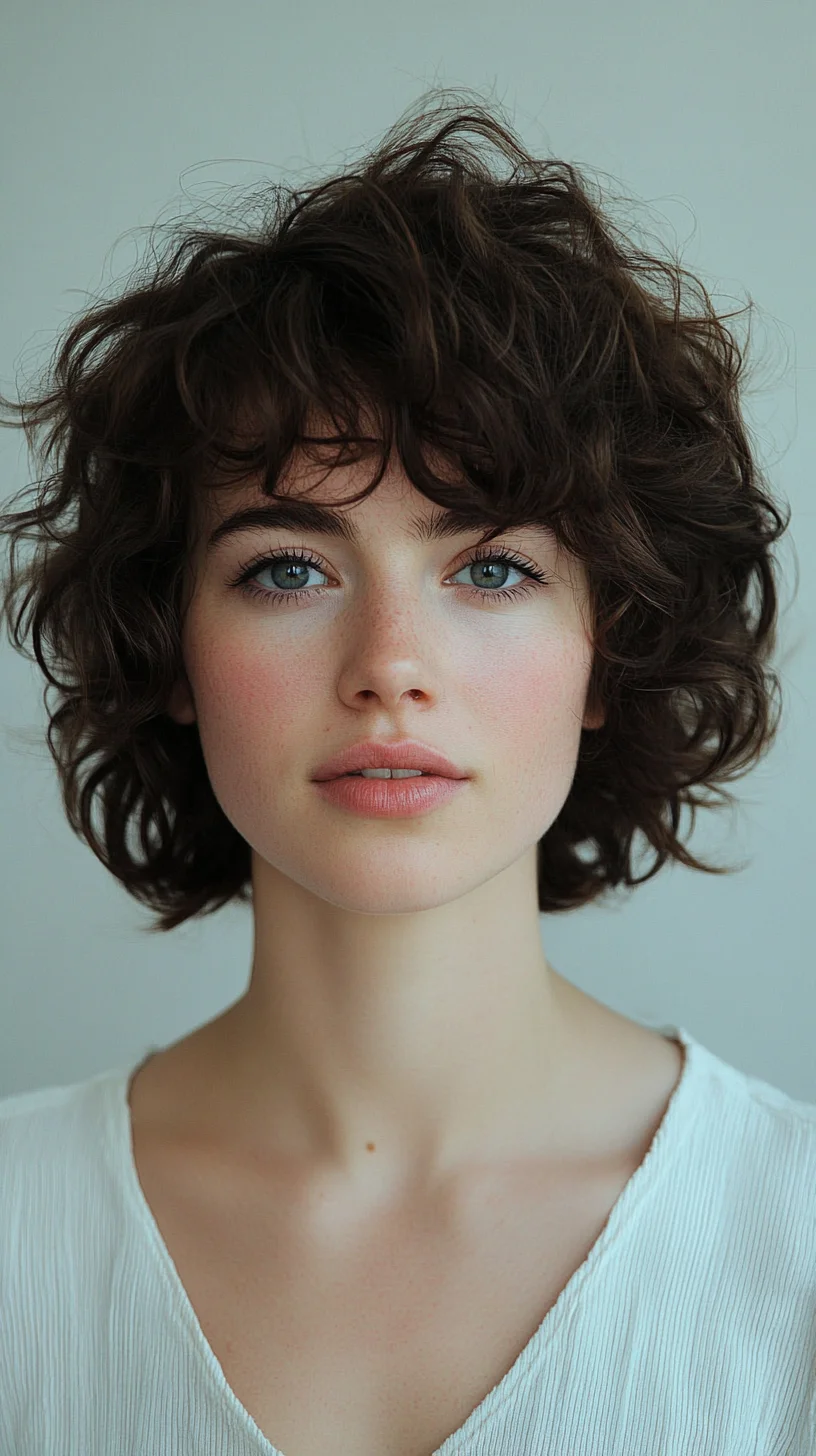 Effortlessly Chic: The Voluminous Curly Bob for Every Occasion