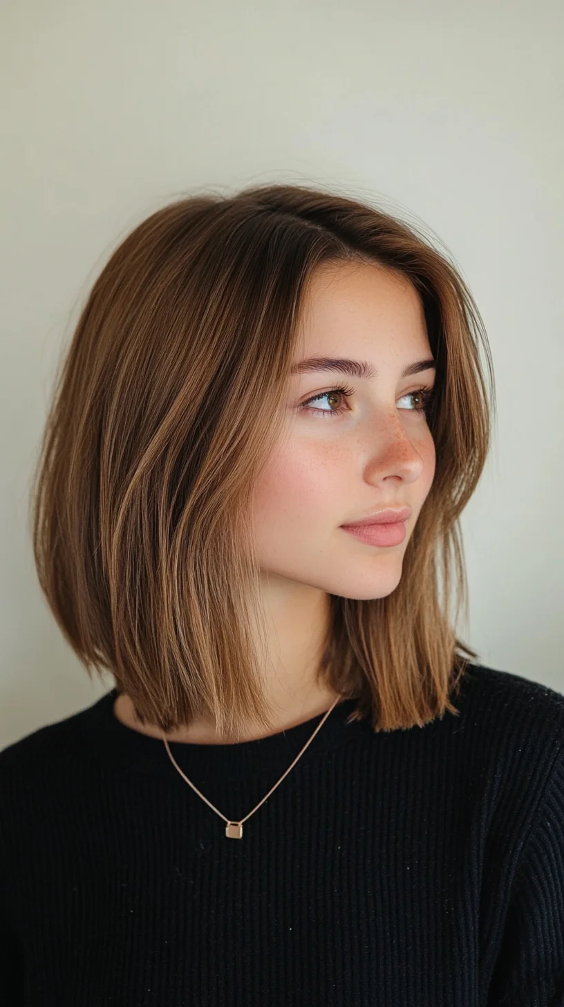 Effortlessly Chic Wavy Lob: The Perfect Blend of Style and Versatility