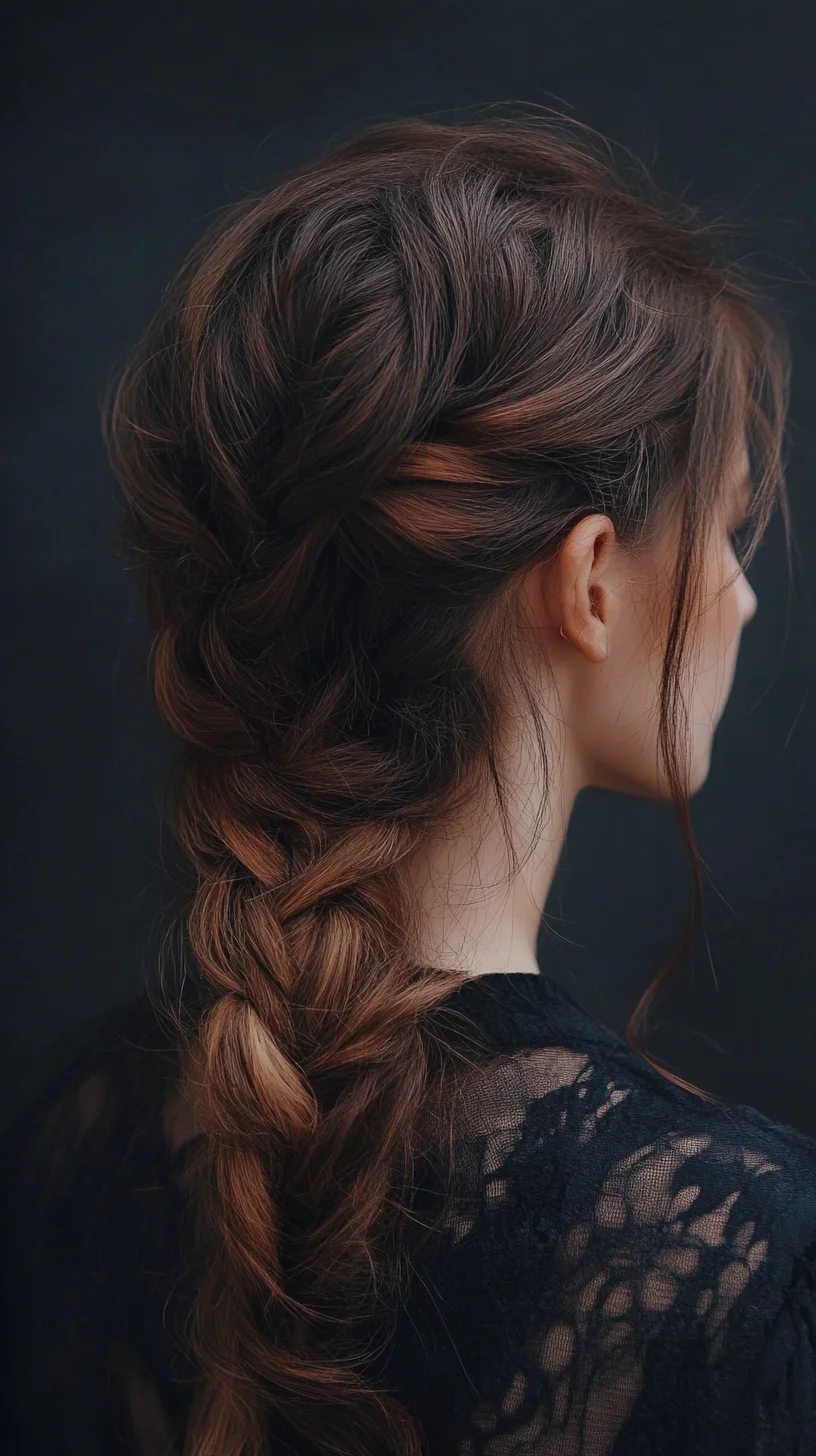 Effortlessly Elegant: The Boho-Inspired Braided Updo