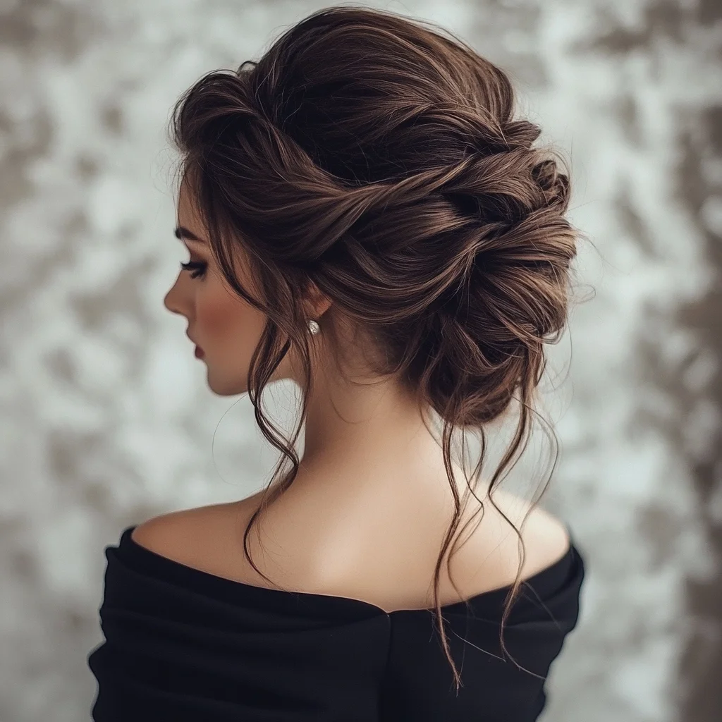 Effortlessly Elegant: The Braided Chignon for Timeless Sophistication