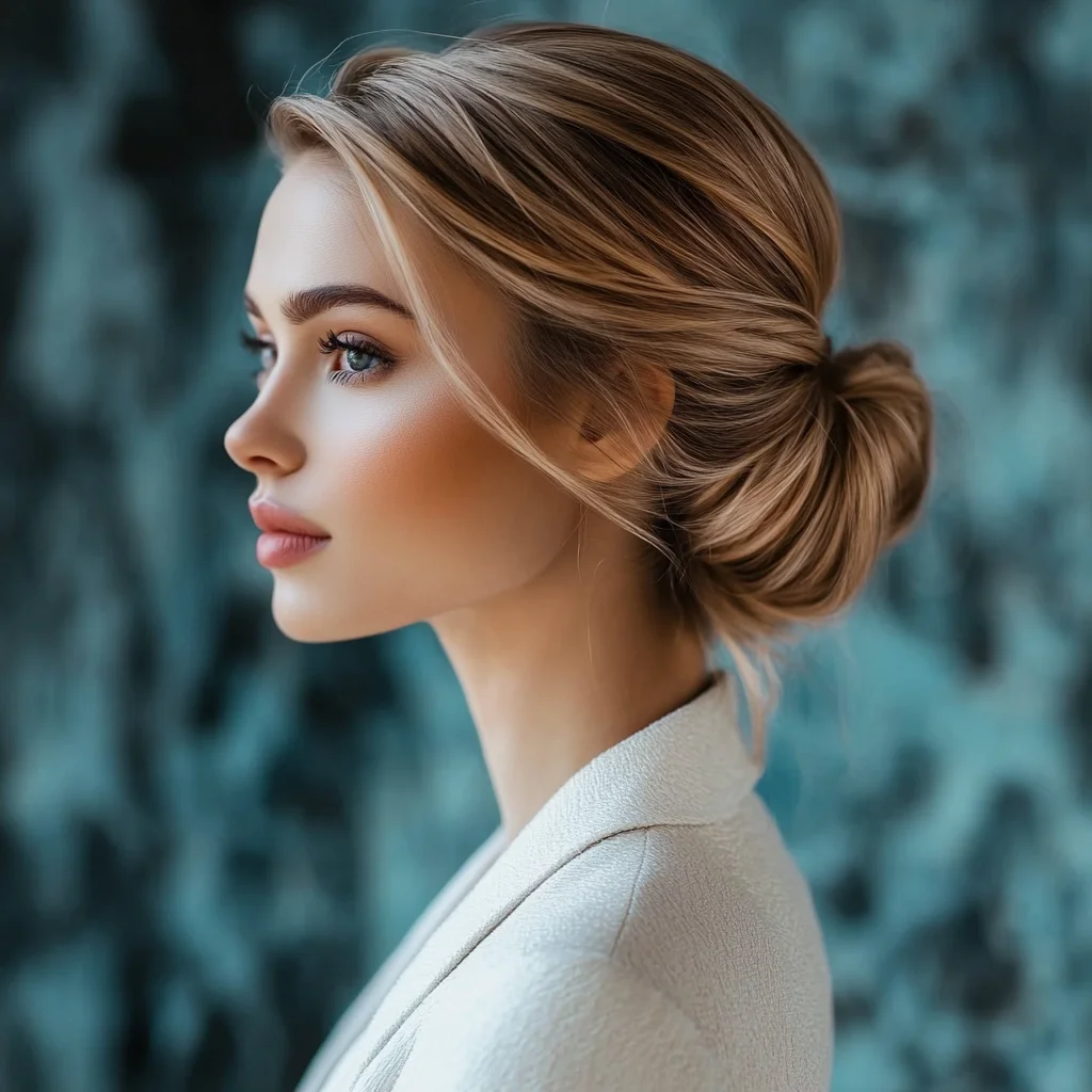 Effortlessly Elegant: The Chic Low Bun for Timeless Sophistication