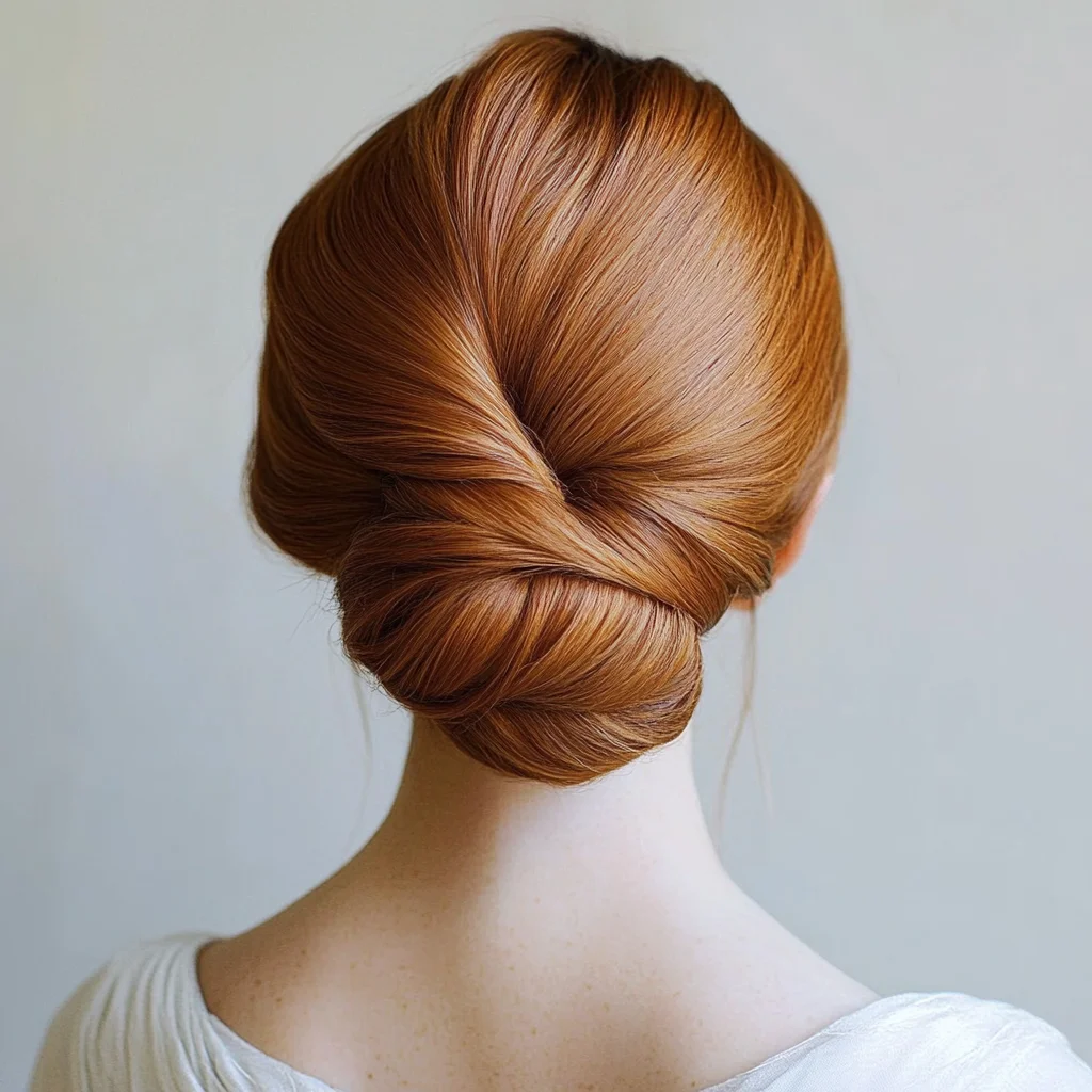 Effortlessly Elegant: The Twisted Low Bun for Timeless Sophistication