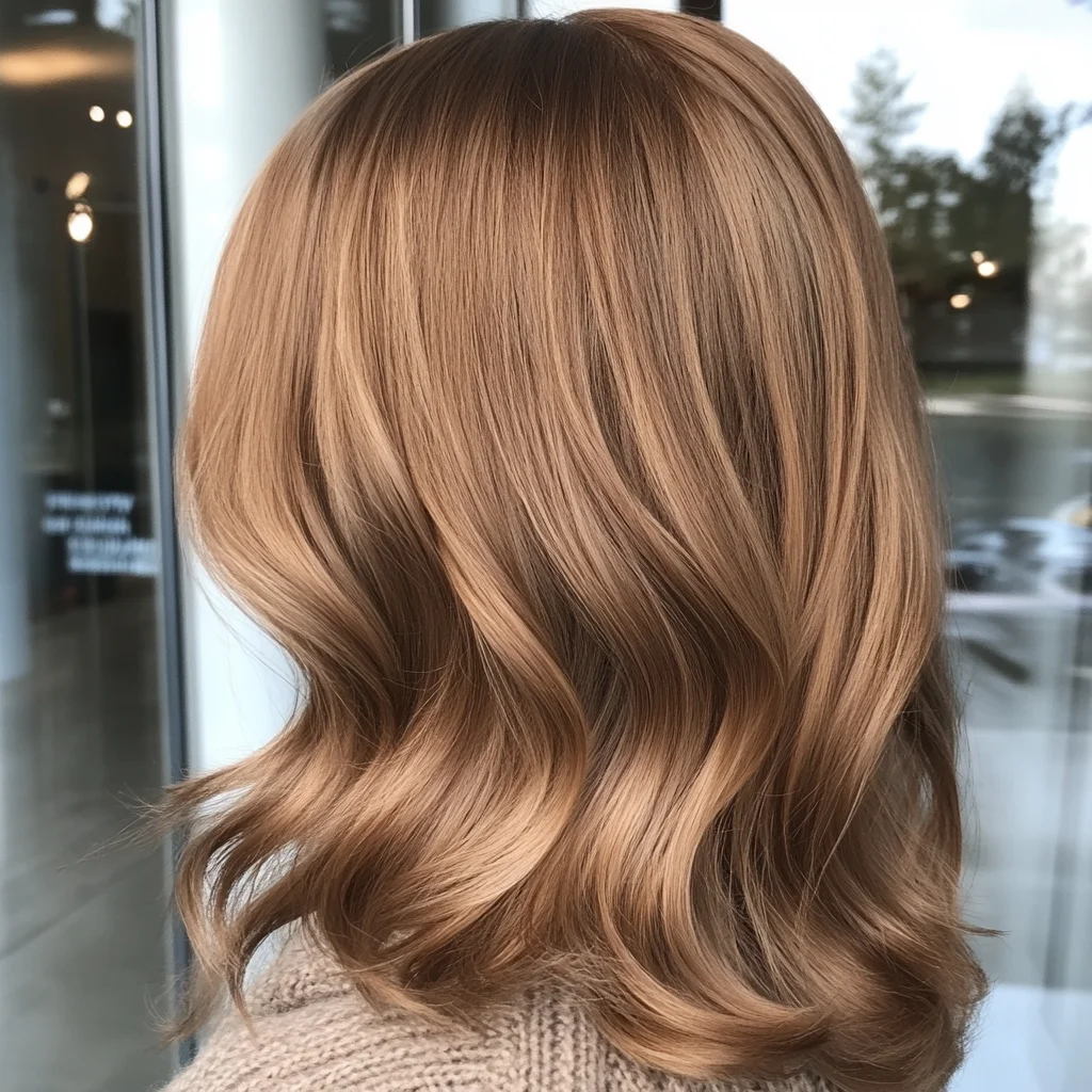 Effortlessly Glossy Waves: The Perfect Blend of Elegance and Natural Flow