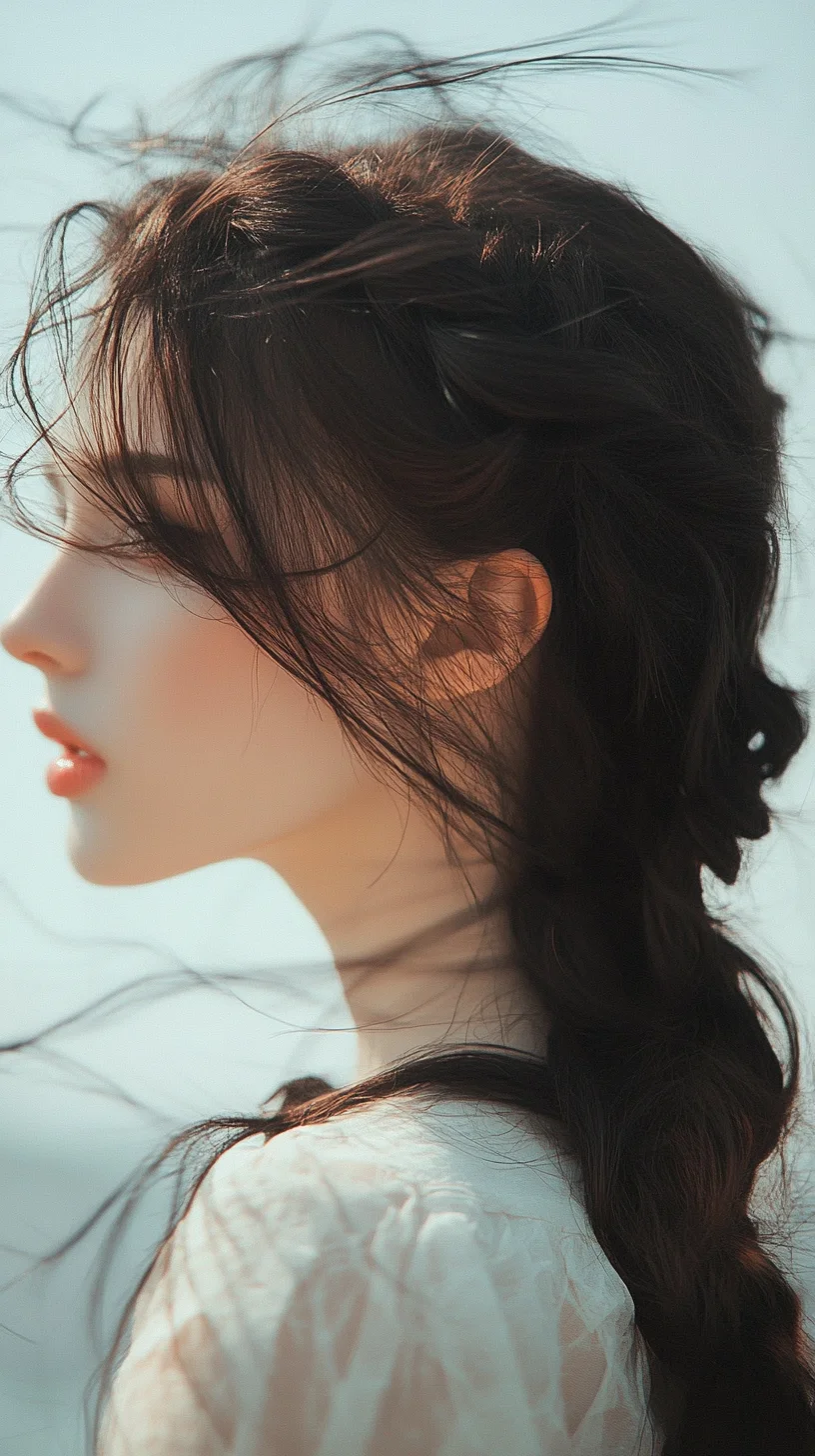 Effortlessly Romantic Loose Braid: A Timeless Bohemian Charm