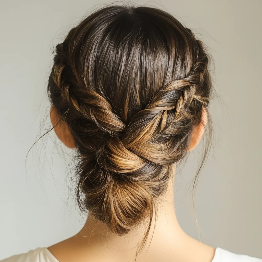 Elegant Braided Bun: The Perfect Blend of Sophistication and Ease