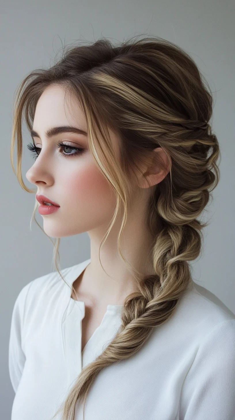 Elegant Braided Grace: The Perfect Twist for Effortless Sophistication