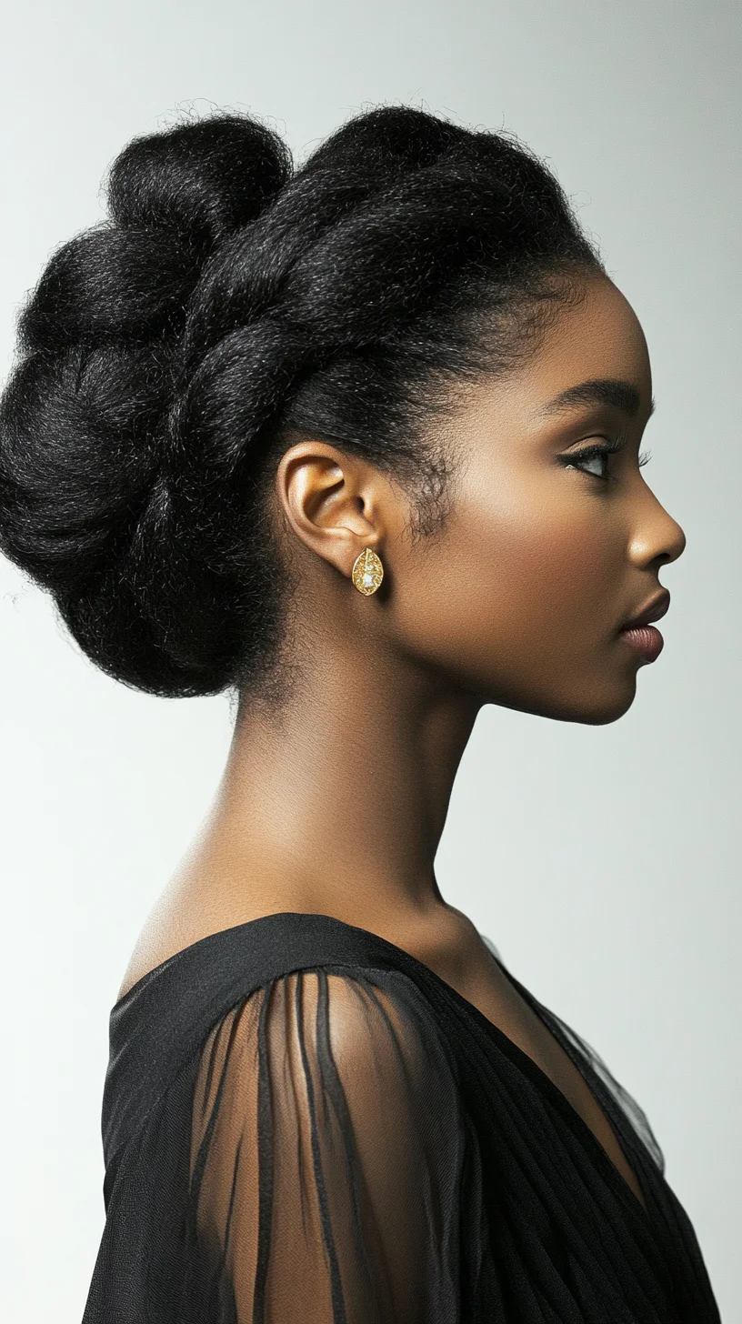 Elegant Braided Updo: A Sophisticated Style for Every Occasion