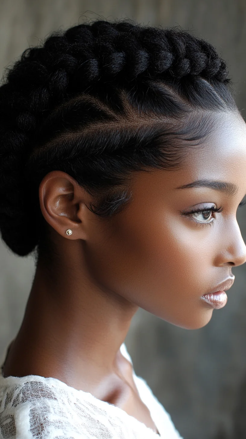 Elegant Crown Braid: A Timeless Updo for Effortless Sophistication