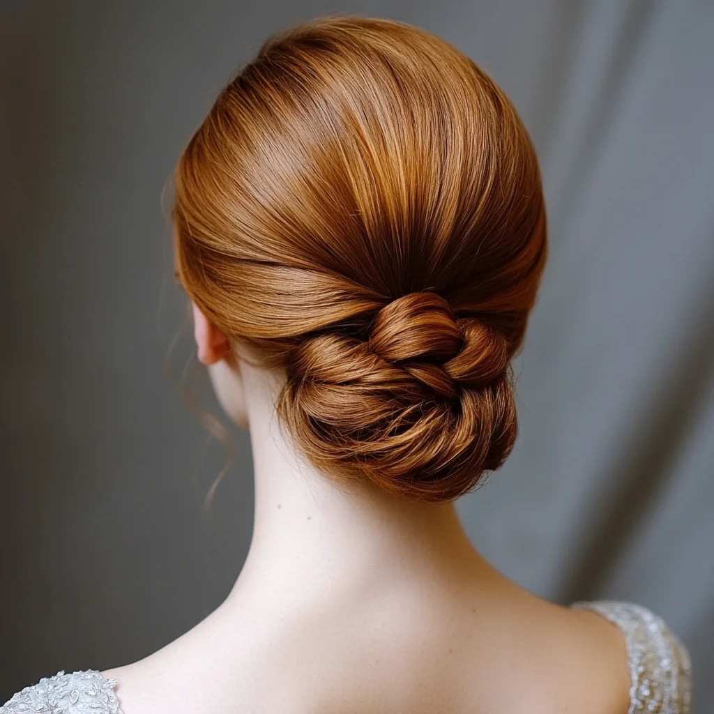 Elegant Twisted Bun: A Timeless Updo for Any Occasion