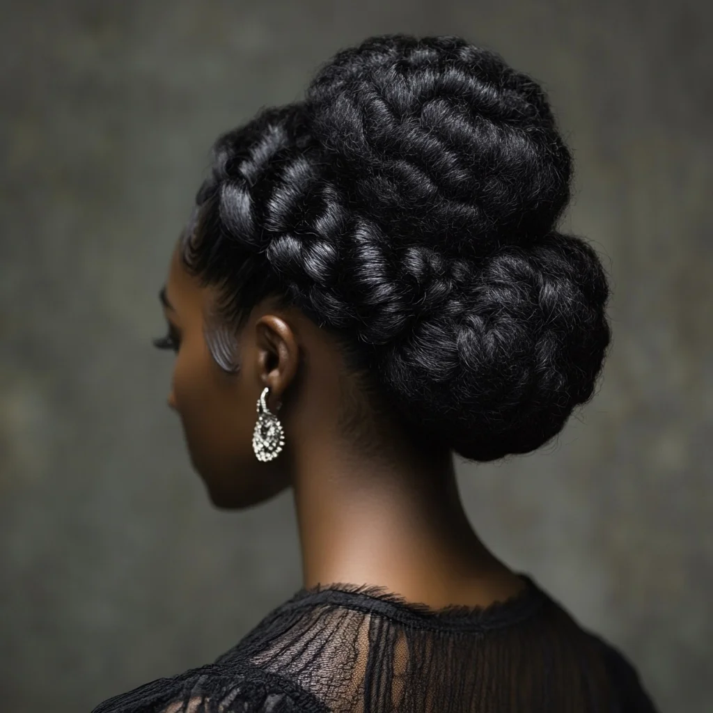 Elegant Twisted Updo: A Timeless Hairstyle for Any Occasion