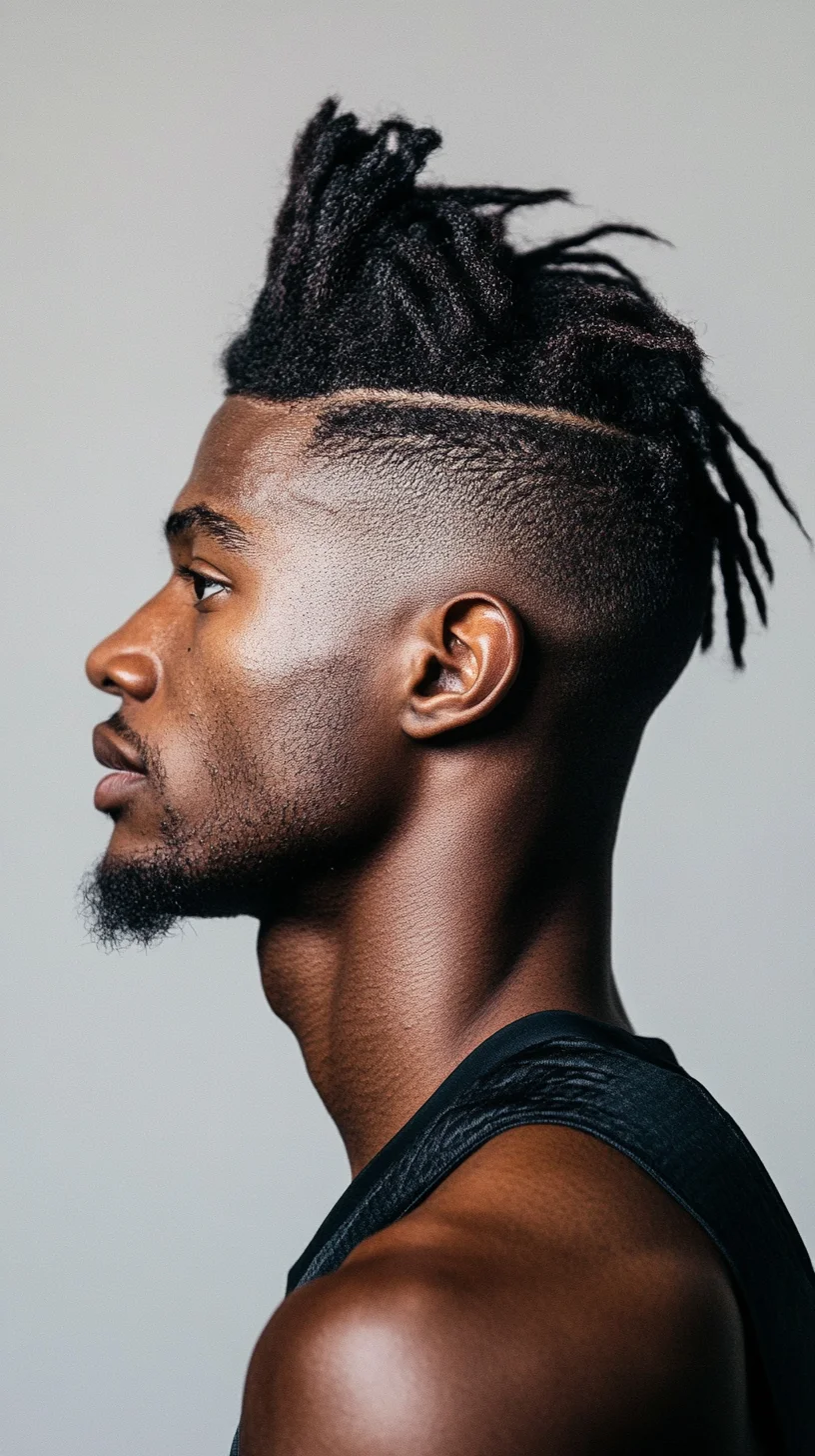 Elevate Your Look: The Bold High Fade with Textured Dreads