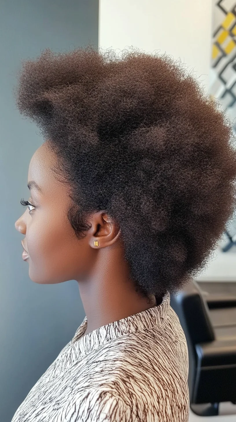 Elevate Your Look with a Stunning Voluminous Natural Afro