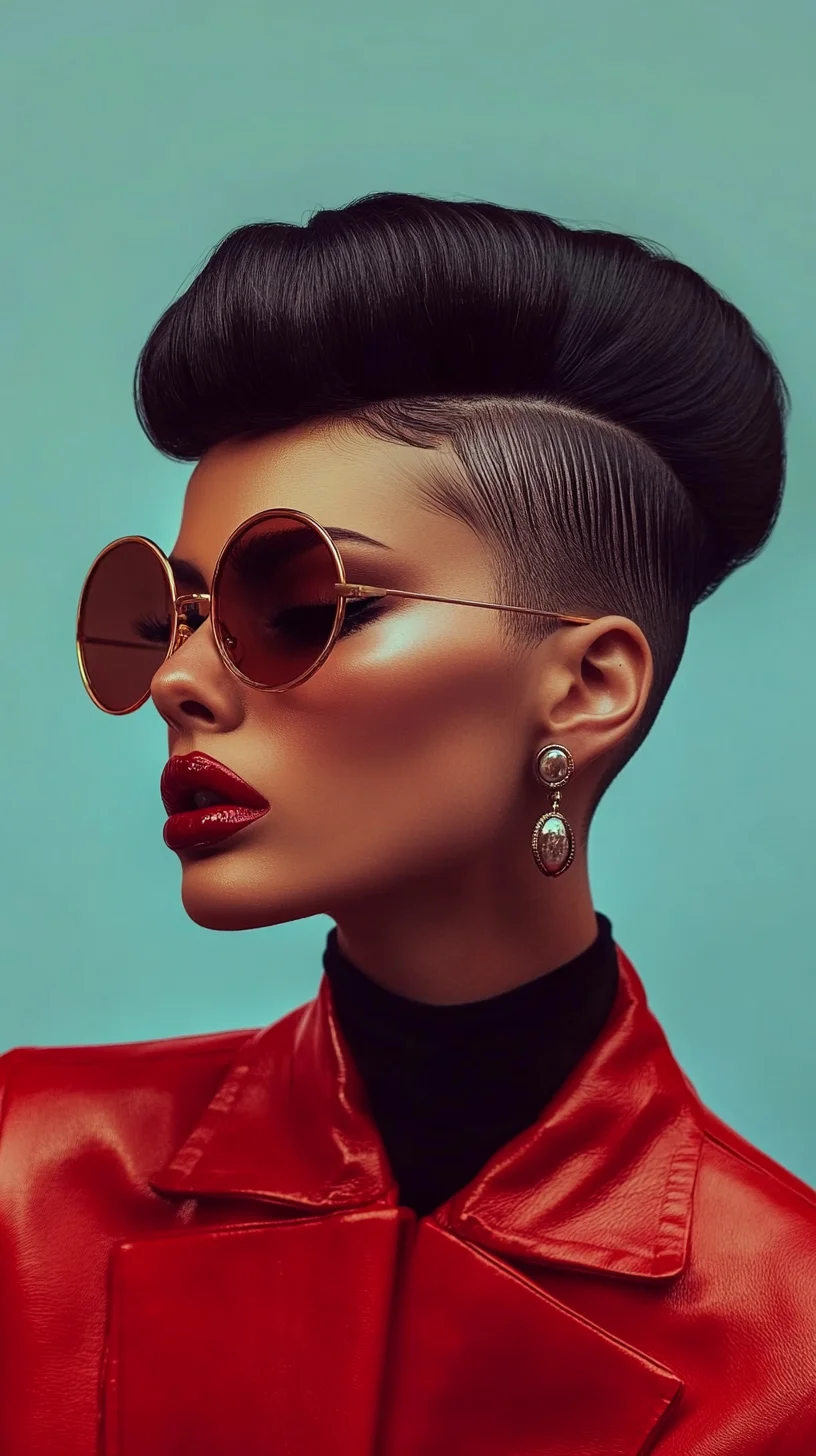 Elevate Your Look with Chic Retro Pompadour: Bold, Sleek, and Stunning