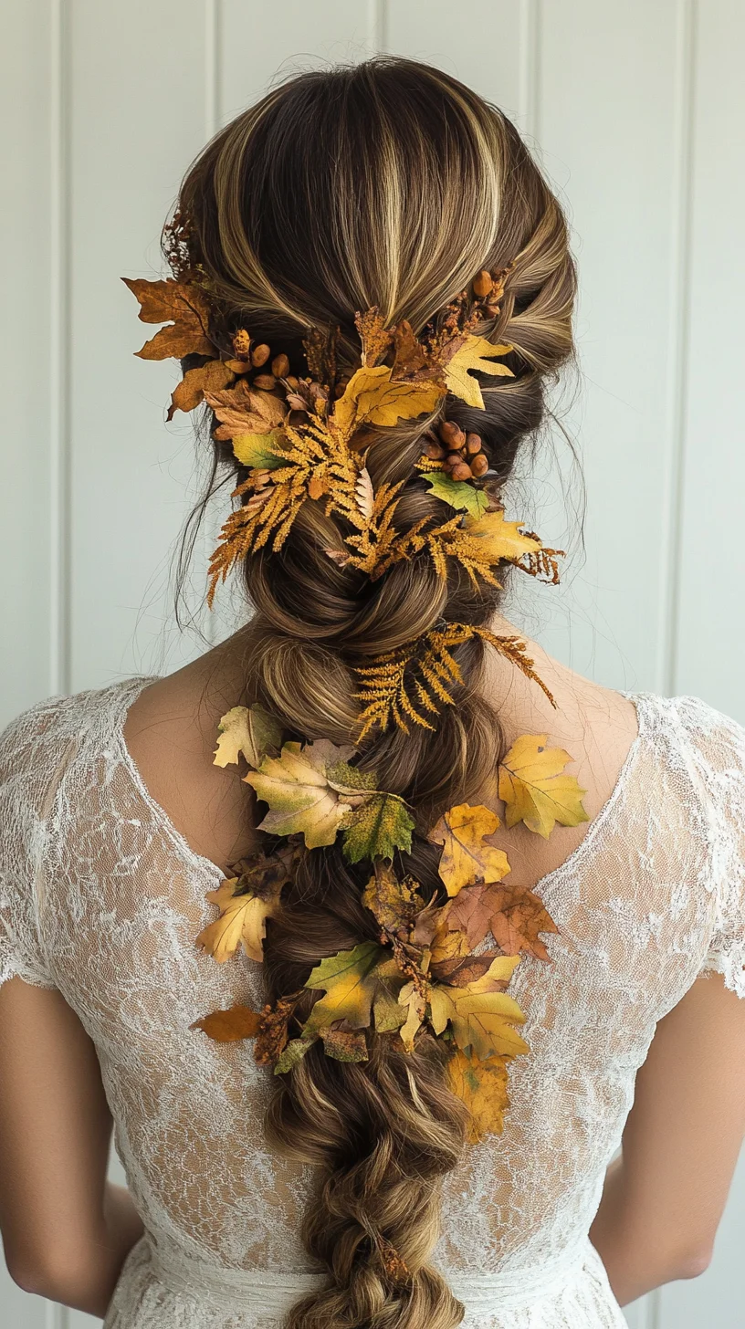 Embrace Autumn Vibes with a Nature-Inspired Braided Hairstyle