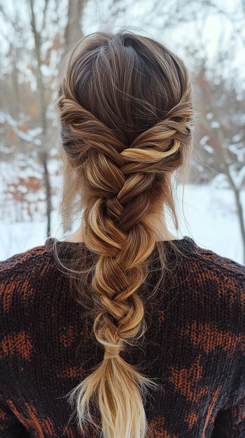 Embrace Effortless Elegance with a Chic Twisted Braid