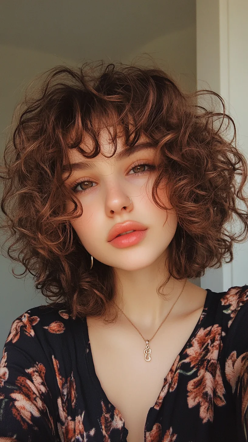 Embrace Effortless Waves: The Perfect Curly Bob for Any Occasion