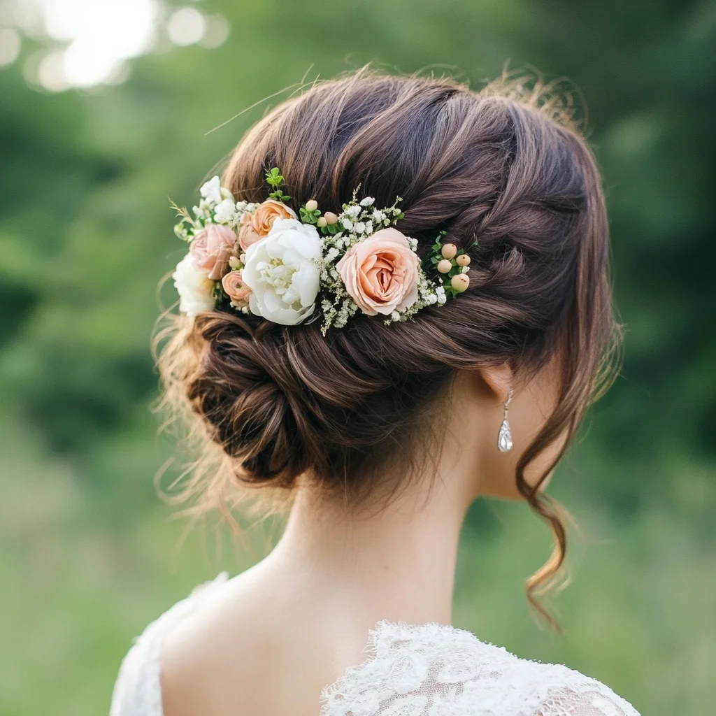 Embrace Elegance: The Romantic Floral Updo for Any Special Occasion