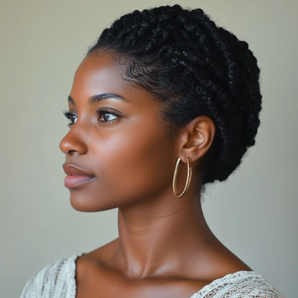 Embrace Elegance with Twisted Crown Braids for a Chic Look