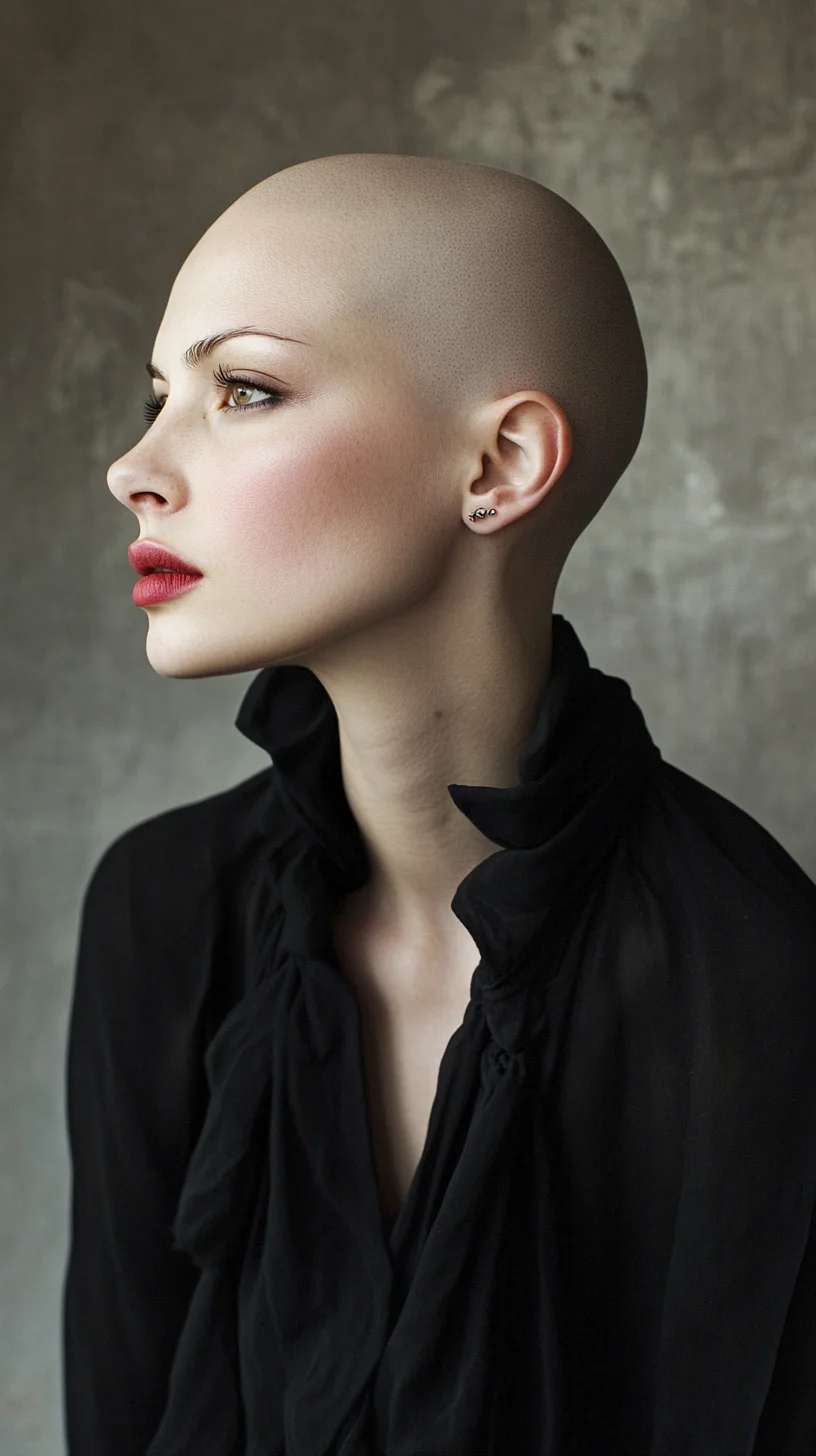 Embrace Minimalism: The Bold Allure of a Sleek Bald Look