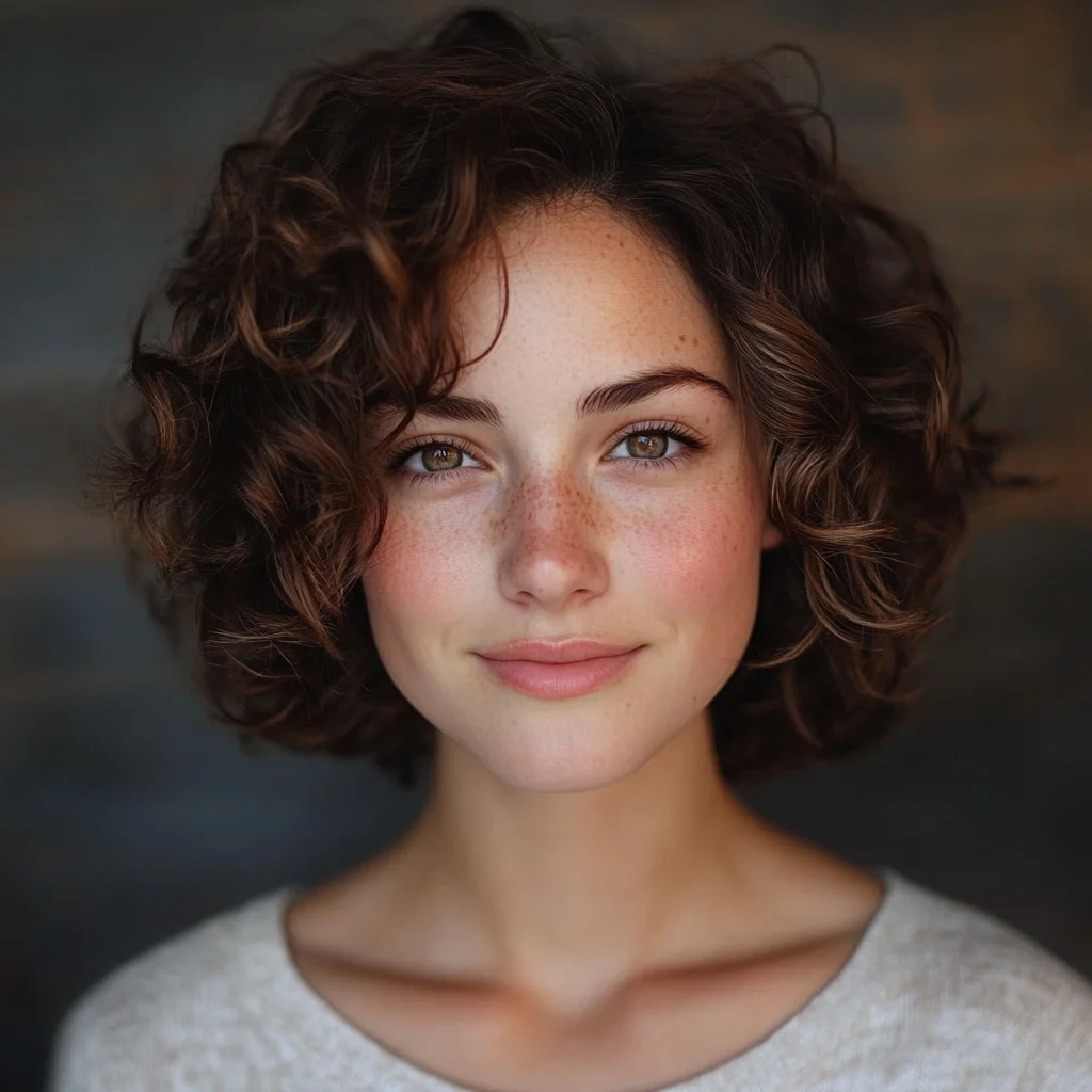 Embrace Natural Curls: The Chic Bob for Effortless Style