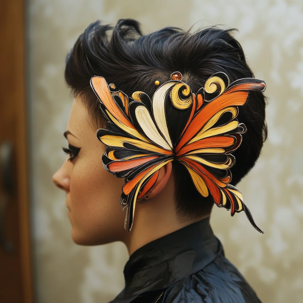 Embrace the Bold: The Stunning Butterfly-Inspired Pixie Cut