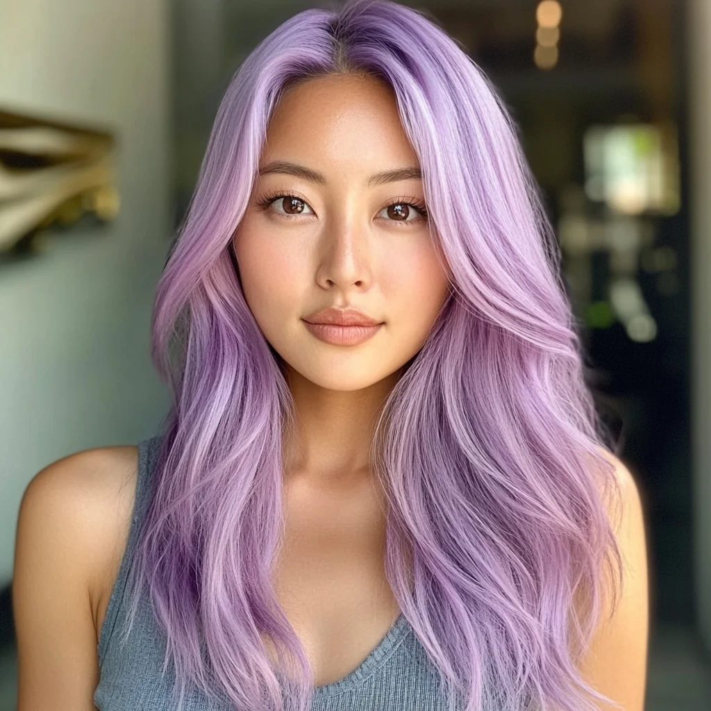 Embrace the Dreamy Vibes with Iridescent Lavender Waves