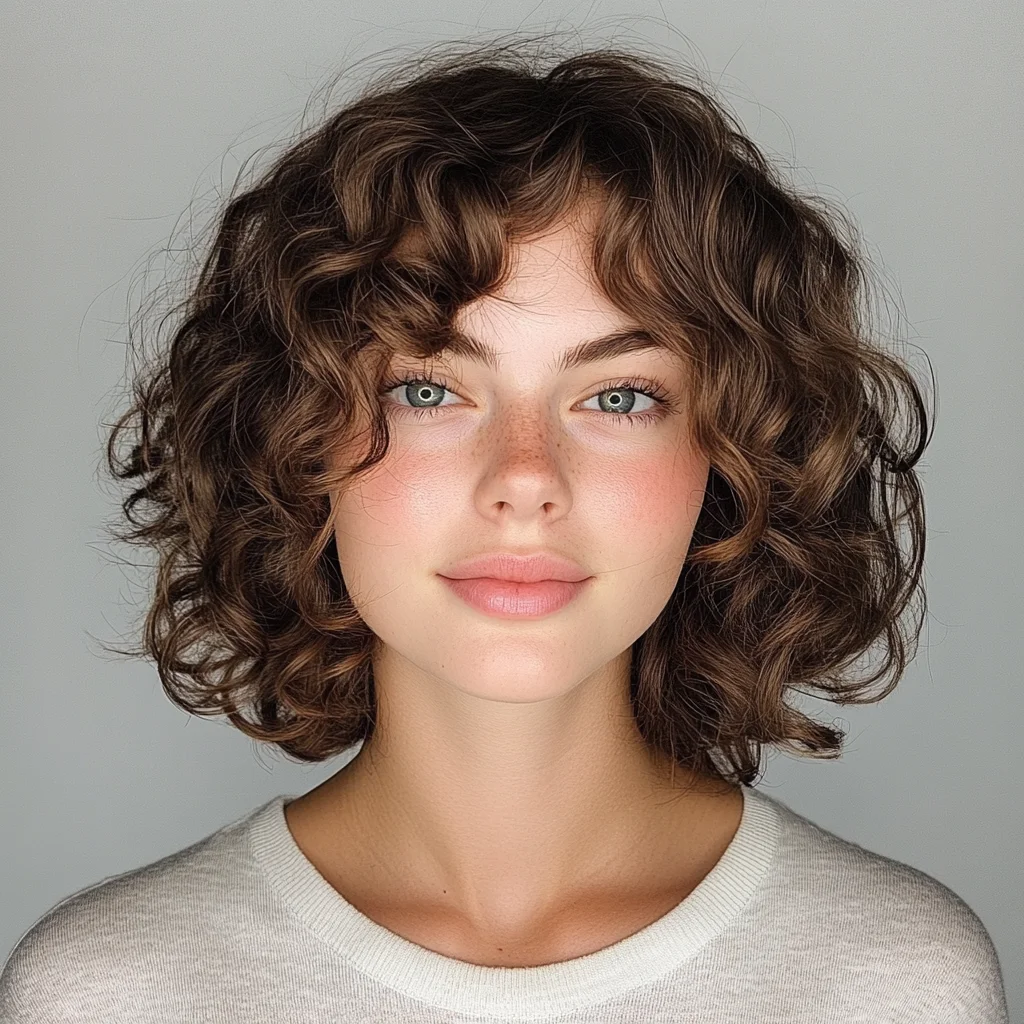 Embrace the Effortless Charm of Luscious Curly Layers