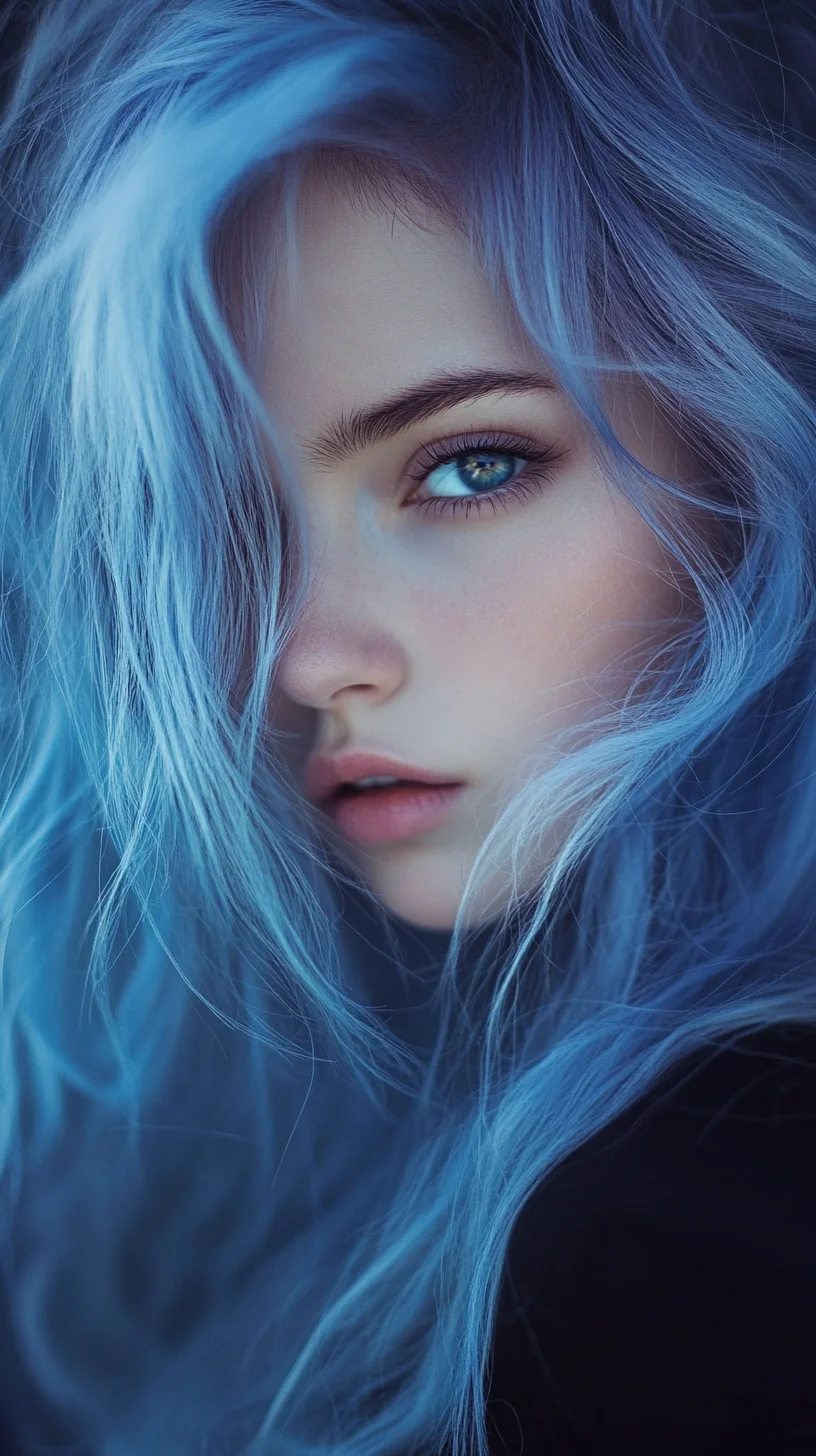 Embrace the Ethereal: Dazzling Blue Waves for a Mystical Vibe