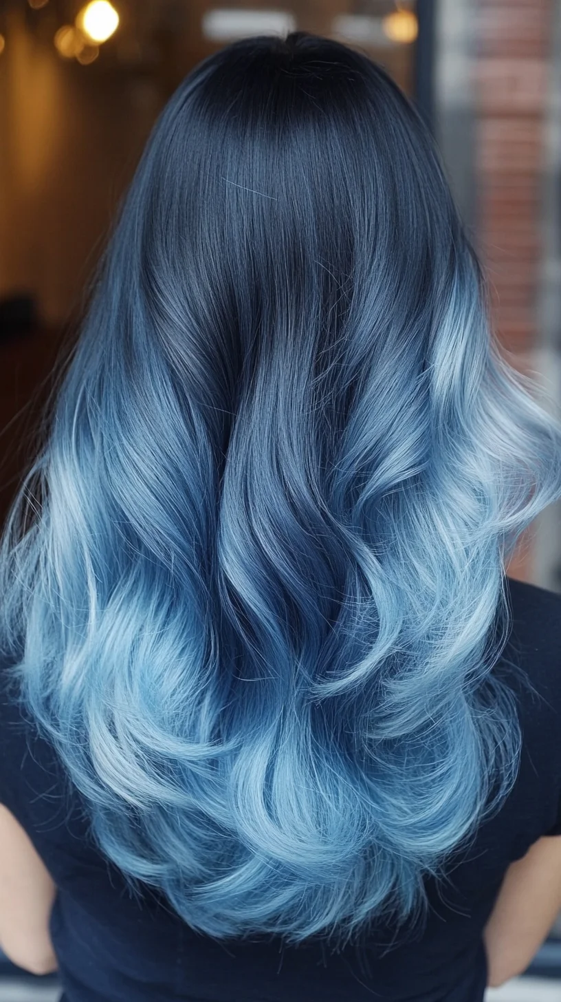 Embrace the Ocean: Effortlessly Chic Ombre Waves for a Striking Look