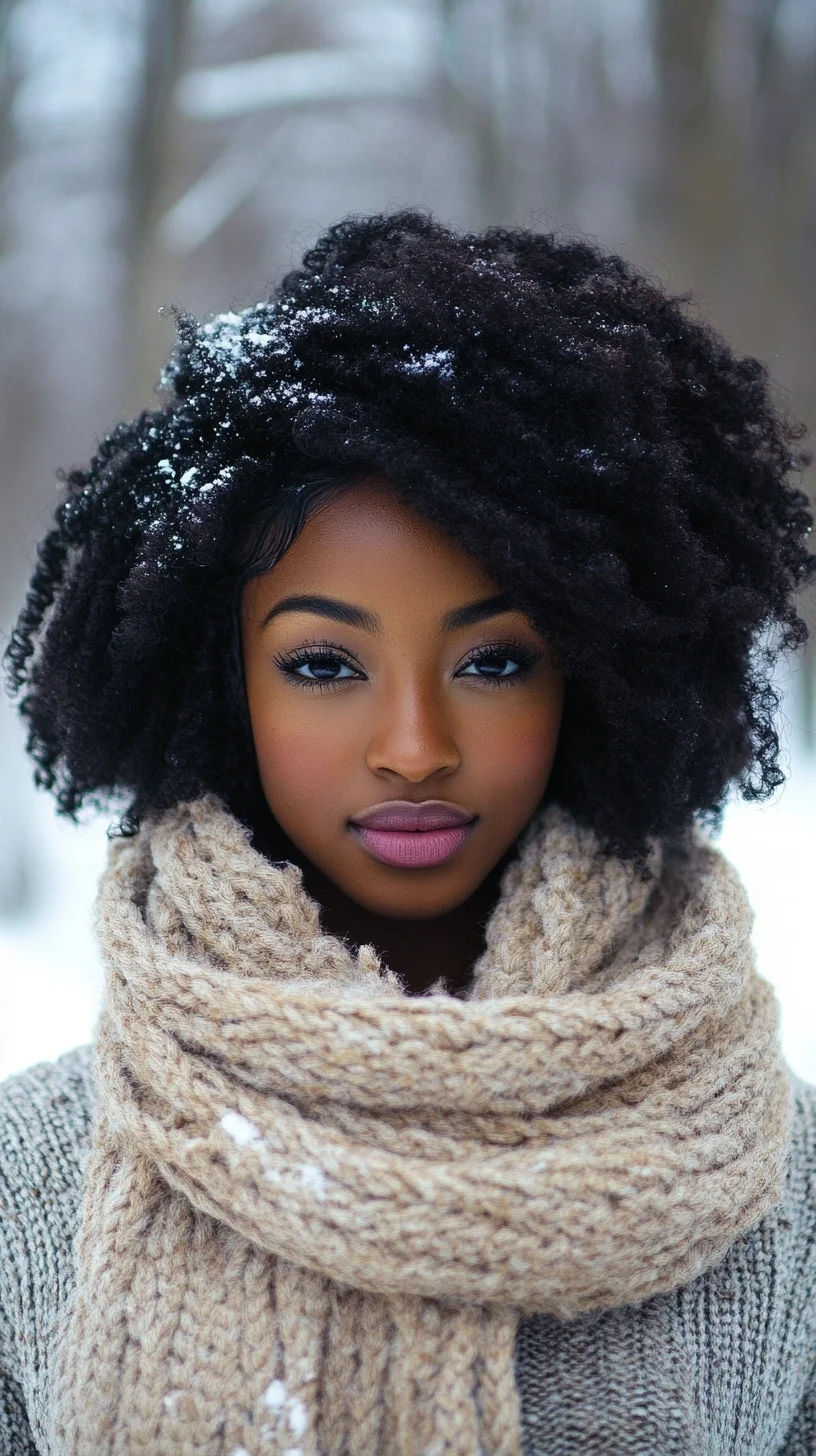 Embrace Your Curls: A Textured Crown Perfect for Winter Wonders