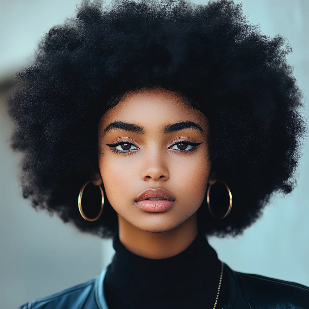 Embrace Your Curls: The Bold, Natural Afro That Exudes Confidence